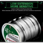 ZUKIBO 50M100M 100% Fluorocarbon Angelschnur Japanische importierte Kohlefaser-Schnur 1-25kg Monofilament Sinkende Schnur Meeresangeln