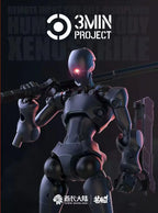 SHEIK MAINLAND 3MIN PROJECT A 3.75 Zoll super bewegliche humanoide Körper starke Attacke Alien Figur Bausatz Modell Spielzeug Sammlung Geschenk