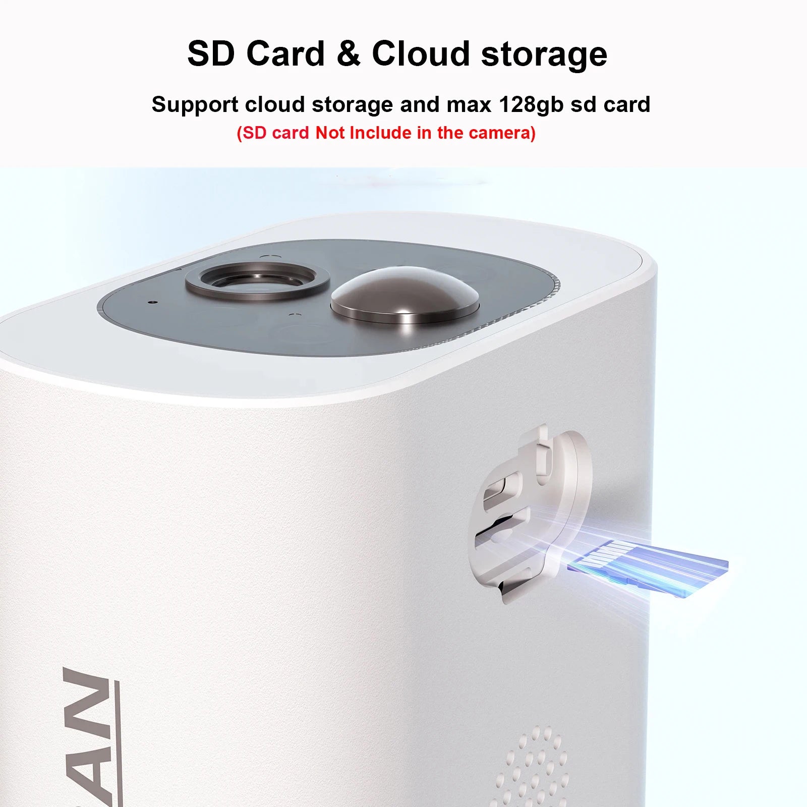 ANRAN 2K Solar-Überwachungskamera 3/5MP Outdoor Funk 2.4G WIFI Kamera Akku-Cam Flutlicht Farbe Nachtsicht NVR kann nicht hinzugefügt werden