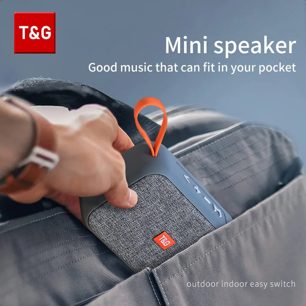 Lautsprecher TG506 Tragbare Mini Wireless Soundbar Bluetooth 5.0 Outdoor Indoor HIFI-Lautsprecher Unterstützung TF-Karte FM-Radio Wasserdicht