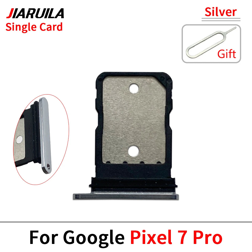 SIM-Kartenhalter für Google Pixel 7 7A 7 Pro SIM Single Kartenfach Halterung Schublade Handyhalter Adapter Fach Chip Slot Schublade Ersatzteile