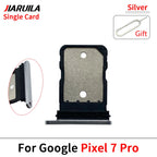 SIM-Kartenhalter für Google Pixel 7 7A 7 Pro SIM Single Kartenfach Halterung Schublade Handyhalter Adapter Fach Chip Slot Schublade Ersatzteile