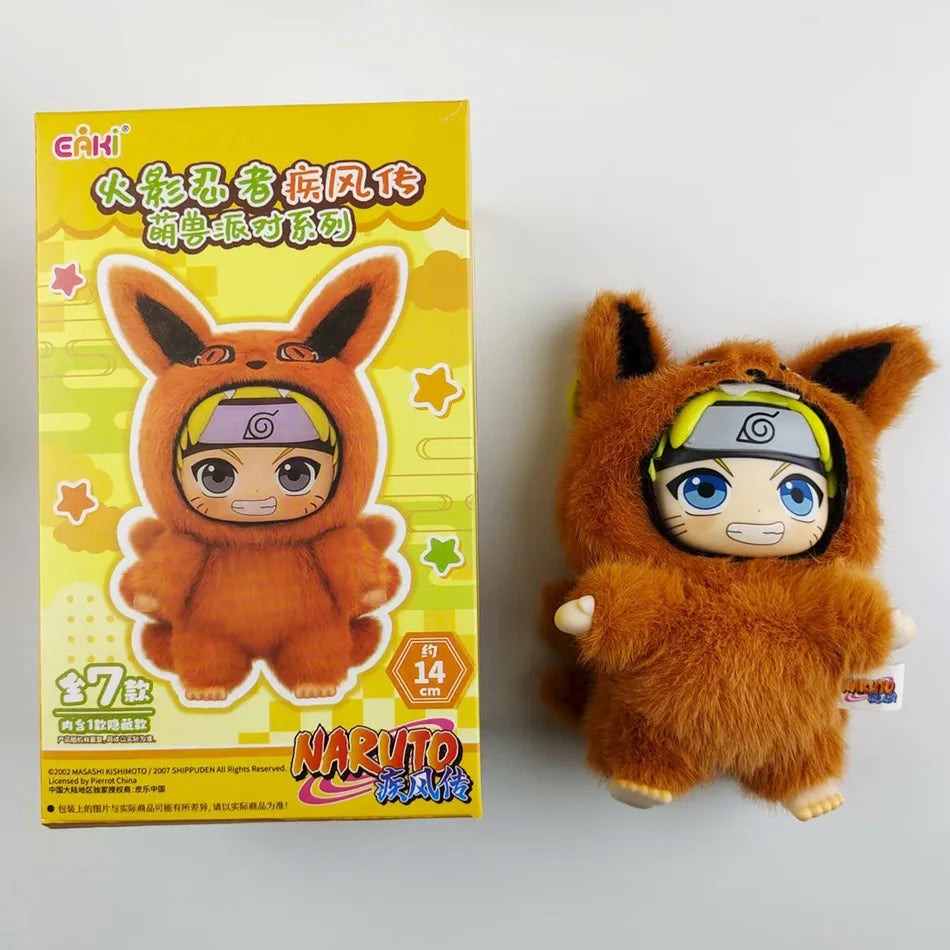 *Auf Lager  Naruto Itachi Sasuke Kakashi Gaara Serie Blind Box Trendiges Spielzeug Figur Plüsch Anhänger Sammlung Weihnachtsgeschenk