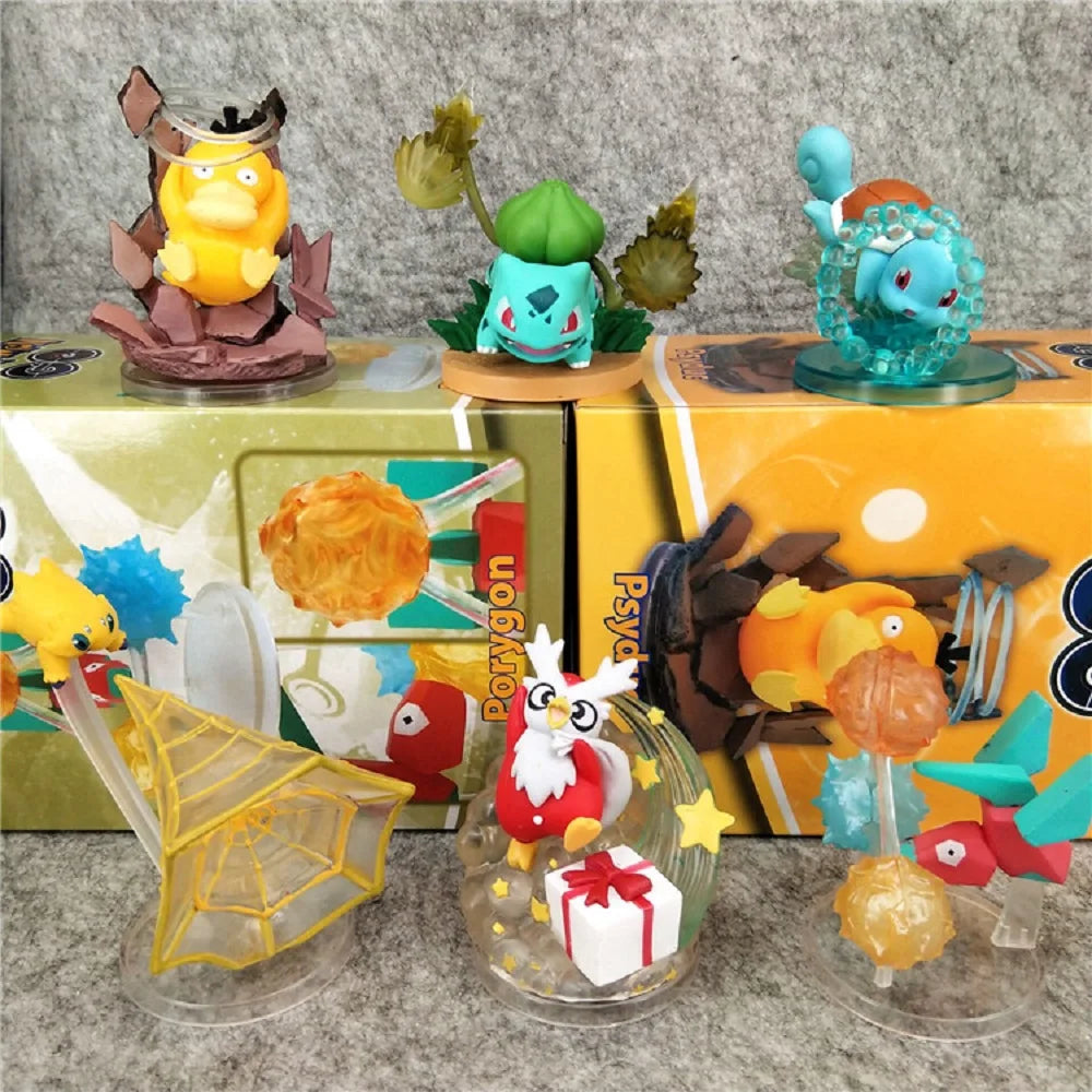 Pokémon Sternenhimmel Pikachu Überraschungsbox Evoli Blindbox Anime Figuren Relaxo Überraschungsgeschenk Sammlungen Spielzeug