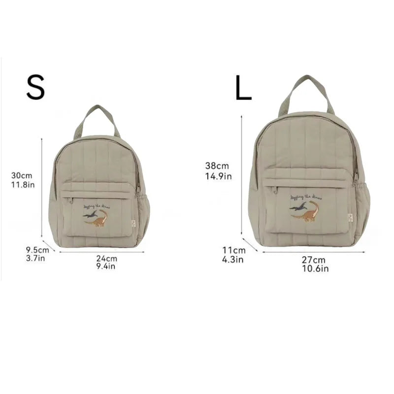 2025 Neues Design Cartoon Kinderrucksack Tierstickerei Muster Schultasche Jungen Mädchen Kleinkind Kindergarten Kinderrucksack