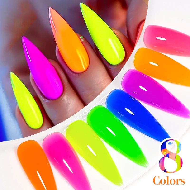 24-teiliges Set 20ml Poly Nail Extension Gel Kit Mini-UV-Lampe Versiegelung mit Basislack Überlack Professionelles Poly-UV-Nagelgel-Kit Starter-Kit