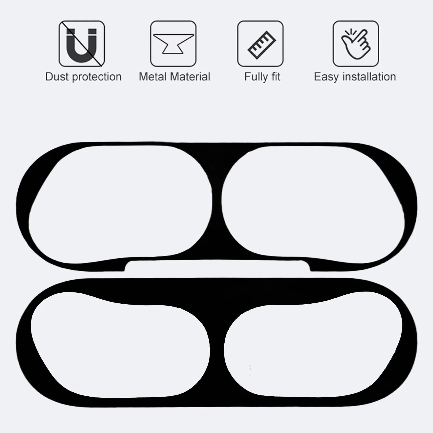 Metal Dustproof Film for Airpods Pro 3 Guard Sticker Anti-Scratch Protectors Ultra Thin for Airpod Pro3 Case Accessories Zweitbild