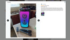 Kabelloser Bluetooth-Lautsprecher, Karaoke-Maschine mit 2 Mikrofonen, Karaoke-Partylautsprecher für Zuhause mit LED-Licht