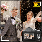 NBD 5K&64MP Digitalkameras für Fotografie, 16-fach optischer Zoom Kamera mit WiFi & App-Steuerung, Vlogging Kamera mit Autofokus