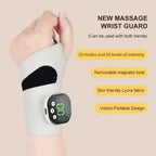 EMS Elektrisches kabelloses Handgelenk-Massagegerät 10 Modi Vibrationsmassage Linderung von Handmuskelermüdung USB wiederaufladbare Handgelenksbandage