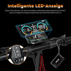 RCB NFC D5 ABE Ultra Electric Scooter for Adults ABE Certified 500W Motor 1600W Peak 27Ah Battery 110-130km Range 10 Inch Self-repairing Tires Double Brake Dual Suspension Turn Signals NFC APP