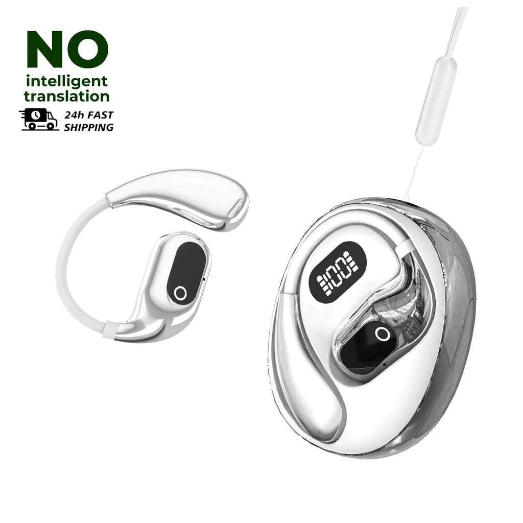 Echtzeit-Übersetzungs-Kopfhörer 144 Sprachen Übersetzer Kopfhörer Kabellose Bluetooth 5.4 Headsets für Business, Büro, Reisen