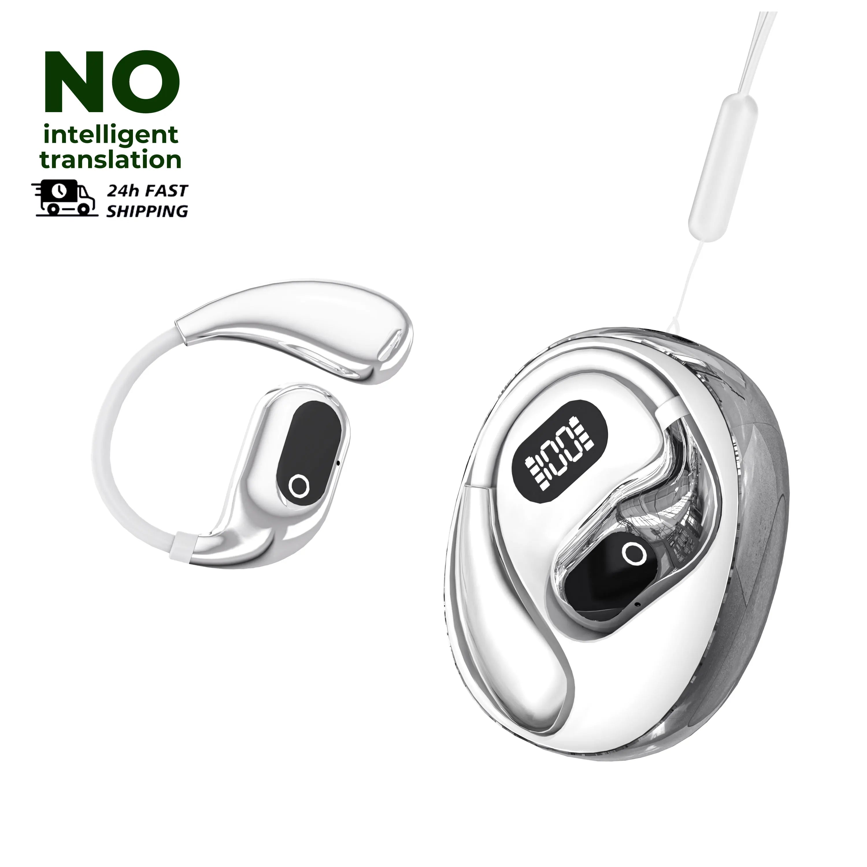 Echtzeit-Übersetzungs-Kopfhörer 144 Sprachen Übersetzer Kopfhörer Kabellose Bluetooth 5.4 Headsets für Business, Büro, Reisen