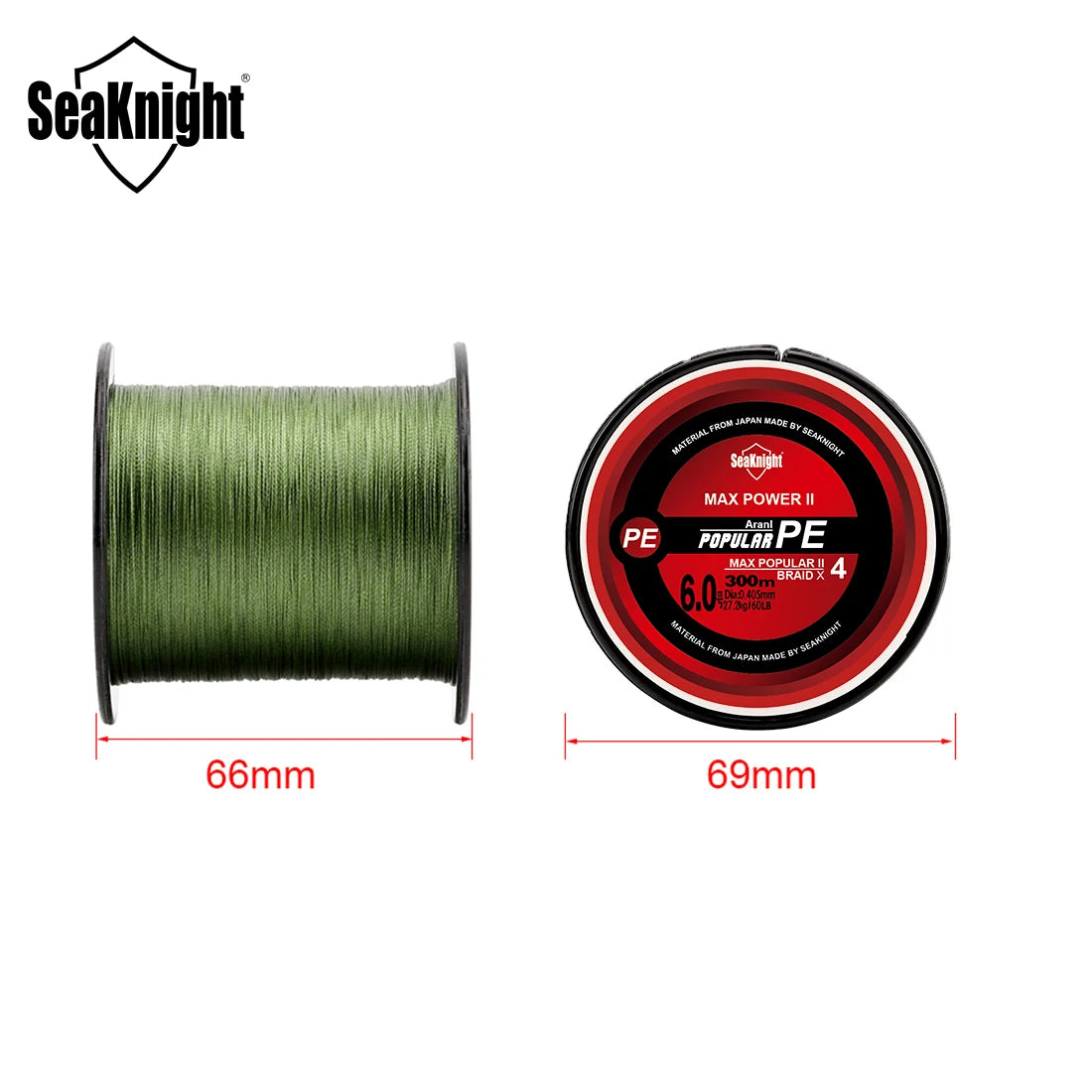 SeaKnight Brand 4-fach geflochtene Angelschnur 8-100LB Multifilament PE-Schnur 300M 500M 1000M Süßwasser Salzwasser Angeln Pesca
