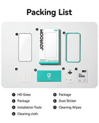Joyroom 3/2/1PCS HD-Glas für iPhone 17 16 15 Pro Max Displayschutzfolie Vollbild Hartglas Schutz für iPhone 17 16 15