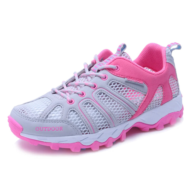 Spring Summer Men Women Outdoor Sneakers Trekking Hiking Shoes Sports Trail Running Shoes Thick Soles Sales Promotion Discount Hauptbild