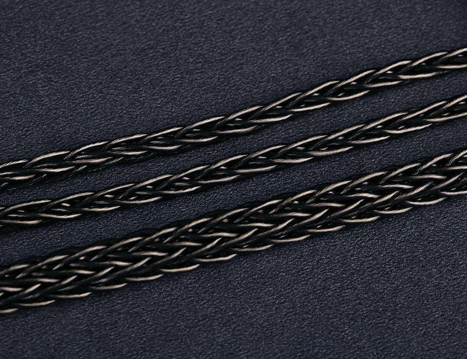 OPENHEART 16-adriges Kopfhörerkabel 1 zu 2 Klinken dual 3.5/2.5/4.4mm/XLR symmetrisches Kabel für HIFIMAN DENON Ersatzkabel 2m 3m