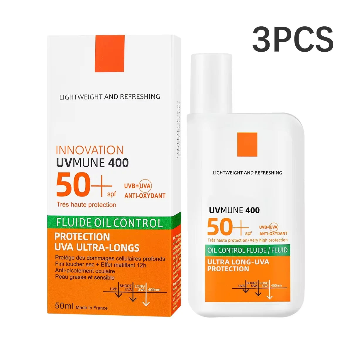SPF50+ Sonnencreme Lotion Leicht Nicht Fettend UV-Schutz Gesichts- und Körper-Sonnenschutz Langanhaltend Feuchtigkeitsspendend Erfrischender Sonnenschutz