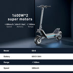 JOYOR E6-S Erwachsenen-Elektroroller 3200W Motor 60V31.5AH Akku Offroad-EScooter NFC-Entsperrung Hydraulische Bremse Klappbarer E-Scooter