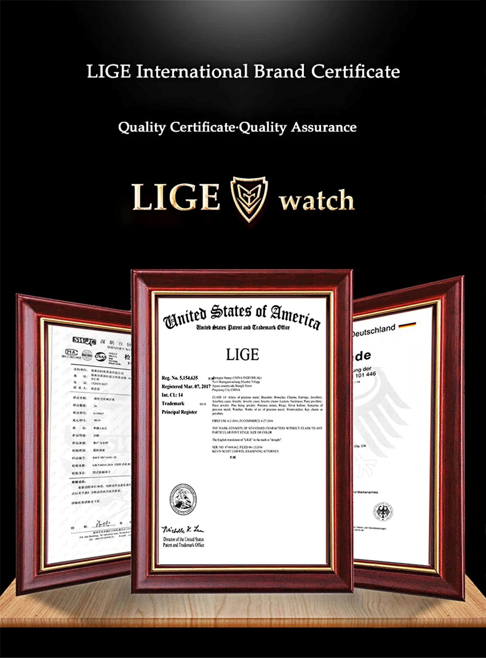 LIGE Mode Elegante Damenuhr Japanisches Uhrwerk Keramikarmband Luxus Damen Armband Quarzuhren Geschenke Reloj Mujer