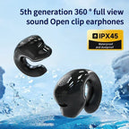 Kabellose Kopfhörer Bluetooth 5.3 Ohrhörer mit Mikrofon Einzelner In-Ear Sport Wasserdichte TWS Earbuds Bluetooth Freisprech-Headset