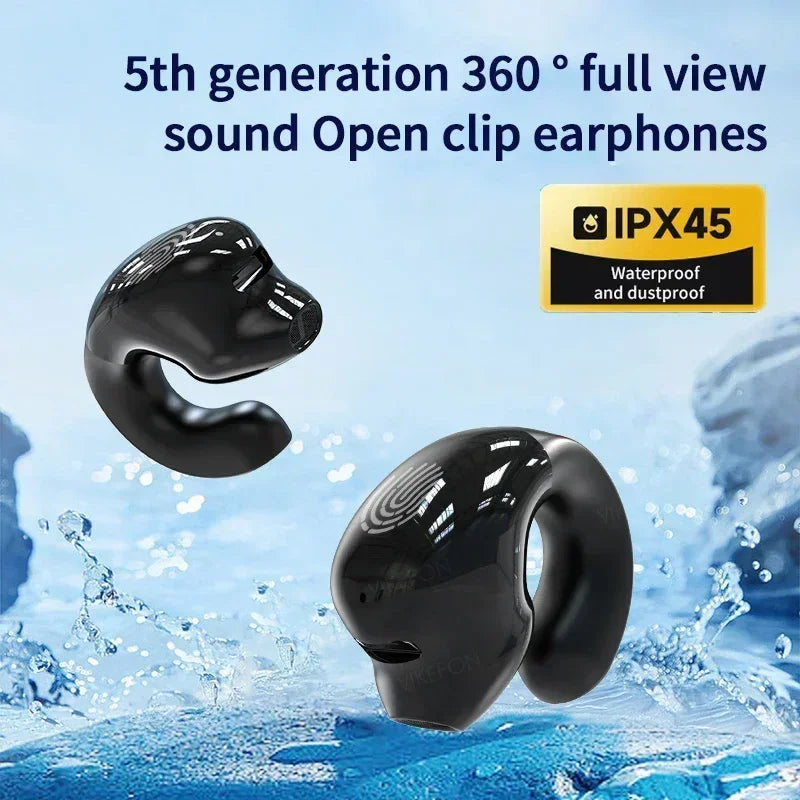Kabellose Kopfhörer Bluetooth 5.3 Ohrhörer mit Mikrofon Einzelner In-Ear Sport Wasserdichte TWS Earbuds Bluetooth Freisprech-Headset