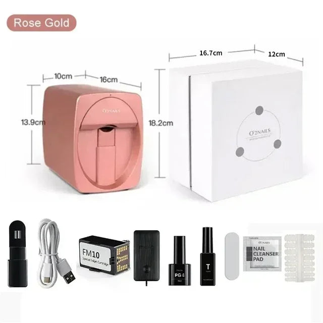 Smarter 3D Mobiler Nageldrucker M1 Muster Digitaler Nagelkunst-Drucker DIY Tragbares H1 Nagelkunst-Gerät Vom Telefon
