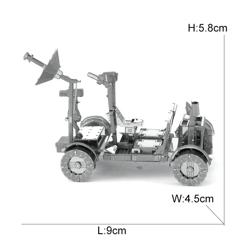 Weltraumforschung 3D Metallpuzzle Shuttle Hubble Weltraumteleskop Mars-Rover Modell Spielzeug für Kinder Kreatives Puzzle Geschenk Spielzeug