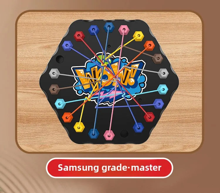 Kinder Seilknoten Puzzle Brettspiel Farbige Linie Gedrehte Verbundene Seile Logik Denkspiel Tischspiel Eltern Kind Interaktives Spielzeug