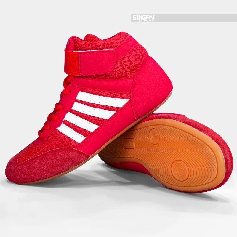 Professionelle Männer Frauen Wrestling-Stiefel 5 Farben Boxschuhe Paare rutschfeste Sneakers Herren atmungsaktive Wrestling-Stiefel