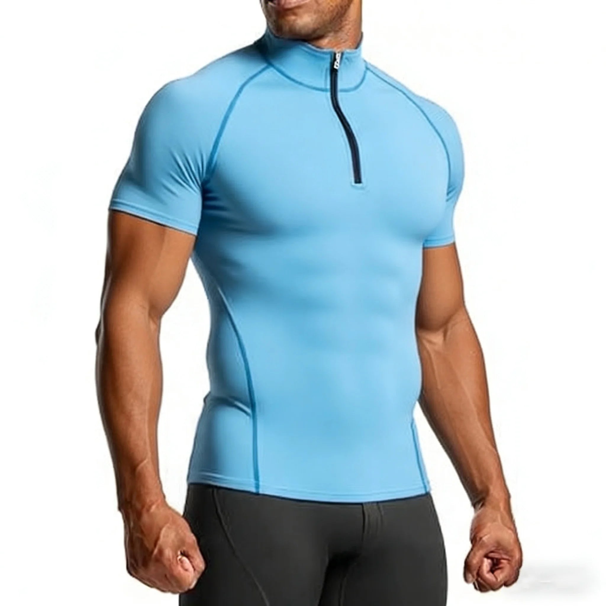 Kompressions-T-Shirt Herren Sommer Sportbekleidung Homme Tops T-Shirt Training Sportkleidung Gym Fitness Trikot Tights Running T-Shirt Herren