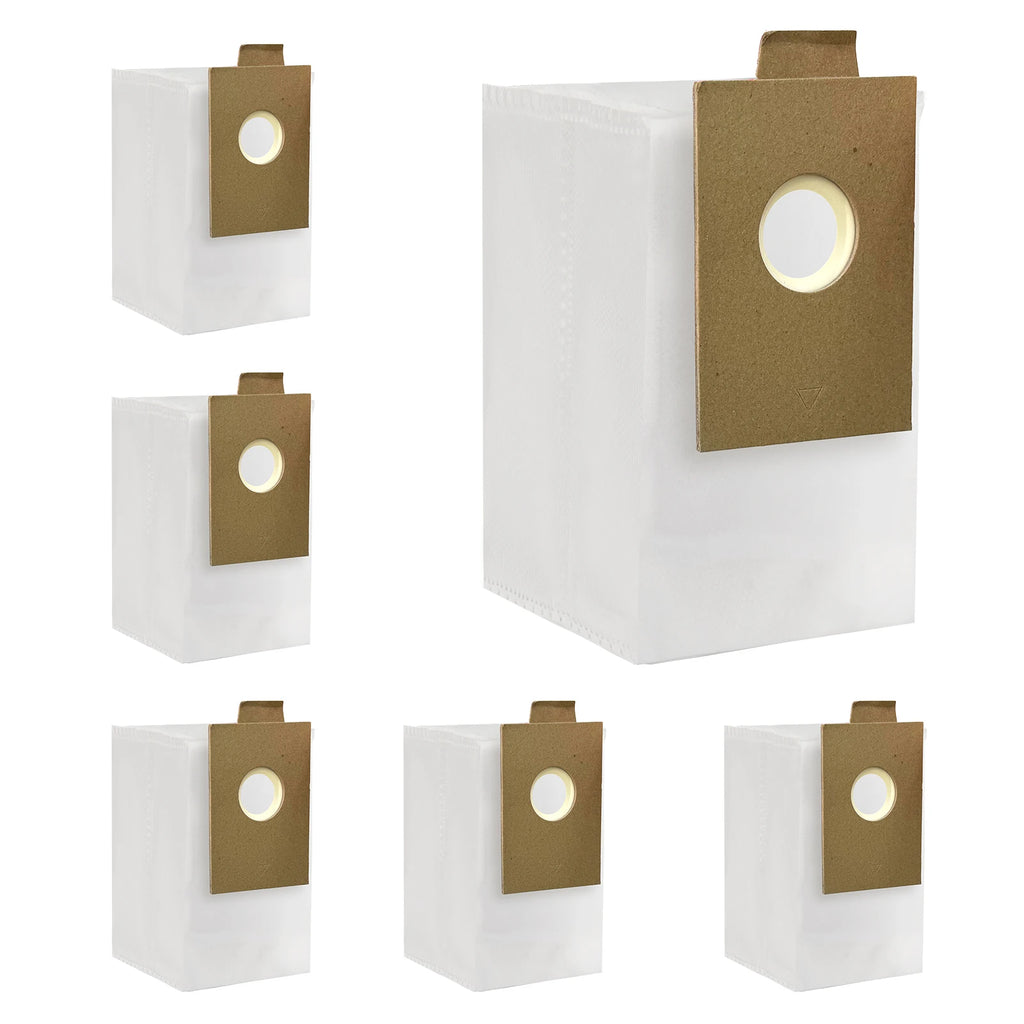 6er-Pack weiße Ersatz-Staubbeutel für X1000 Akku-Staubsauger, Einweg-Staubfangbeutel, Staubsaugerteile & Zubehör