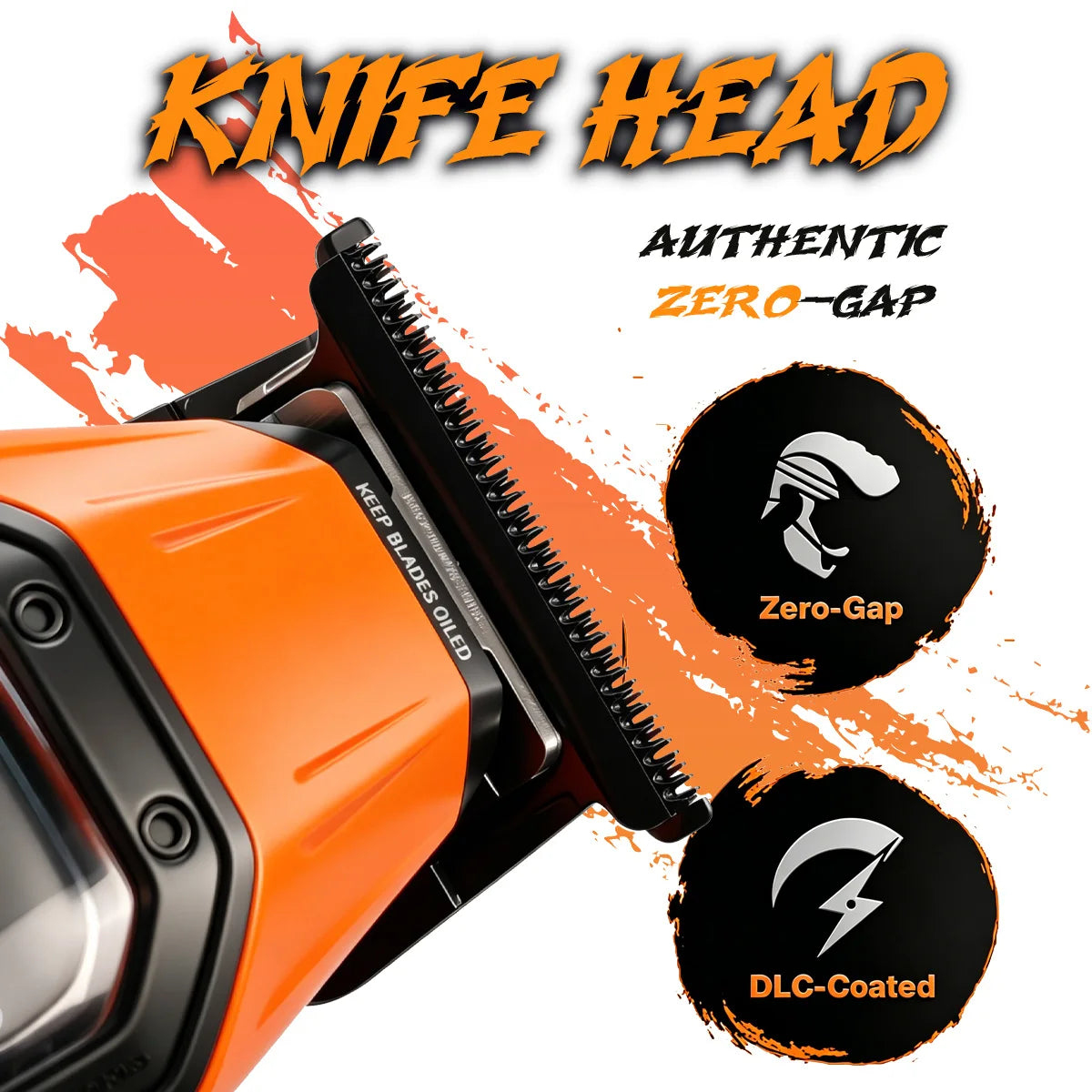 Neuer professioneller BRDCLIP Salon Friseur-Set Vektormotor Haarschneidemaschine 7800-13000 U/min Trimmer 8000-13000 U/min Metallgehäuse 2603 Rasierer