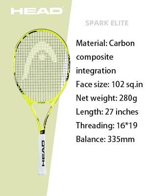 HEAD Carbon Composite Integration Tennisschläger für Anfänger Damen Herren Studenten Einzel-Trainingsschläger