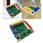 Vierseitige Klappkarten-Spiele Intellektuelles Lernspiel Box Würfel Spielzeug Eltern-Kind-Spiele Shut The Box Holz-Zahlen-Spiel Brettspiele
