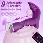 APP-gesteuerter Stoß-Vagina-Vibrator für Frauen, tragbares Höschen, G-Punkt-Klitoris-Vibrator, weibliches Masturbations-Sexspielzeug für Frauen