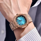 PAGANI DESIGN Neue sportlich-elegante mechanische Uhr Saphir Seagull ST16 Uhrwerk Herrenuhr Edelstahl Leuchtende Herrenuhren