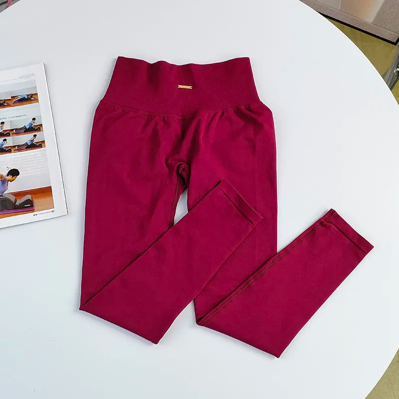 Nahtloser Yoga-Anzug für Damen, hohe Taille, Sport-BH, Leggings, Fitnessstudio-Set, Fitness-Anzug, Workout-Leggings-Set, Pilates-Sportbekleidungs-Outfit
