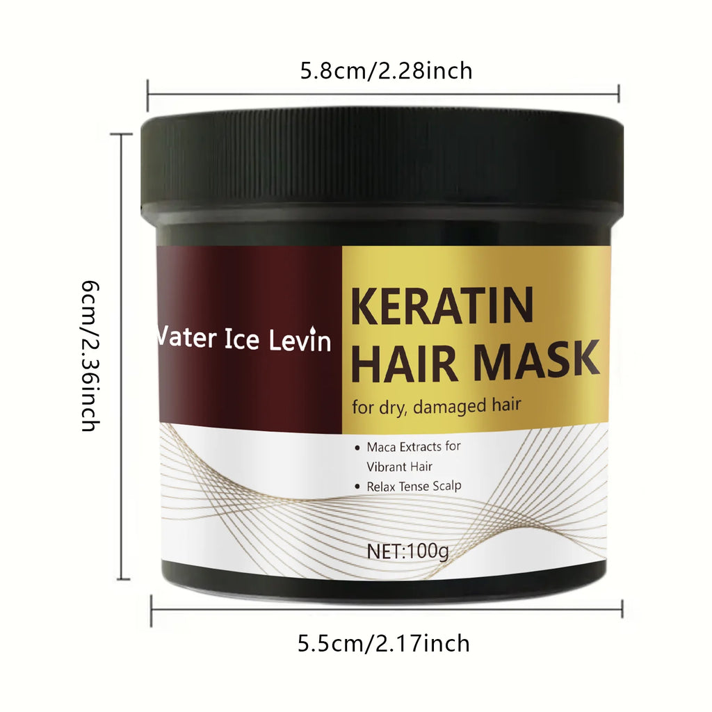 Magische Keratin-Haarmaske 5 Sekunden schnelle Reparatur geschädigtes krauses Haar weich glänzend glättend tief feuchtigkeitsspendende Haarpflege