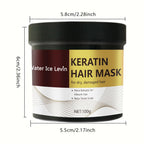 Magische Keratin-Haarmaske 5 Sekunden schnelle Reparatur geschädigtes krauses Haar weich glänzend glättend tief feuchtigkeitsspendende Haarpflege