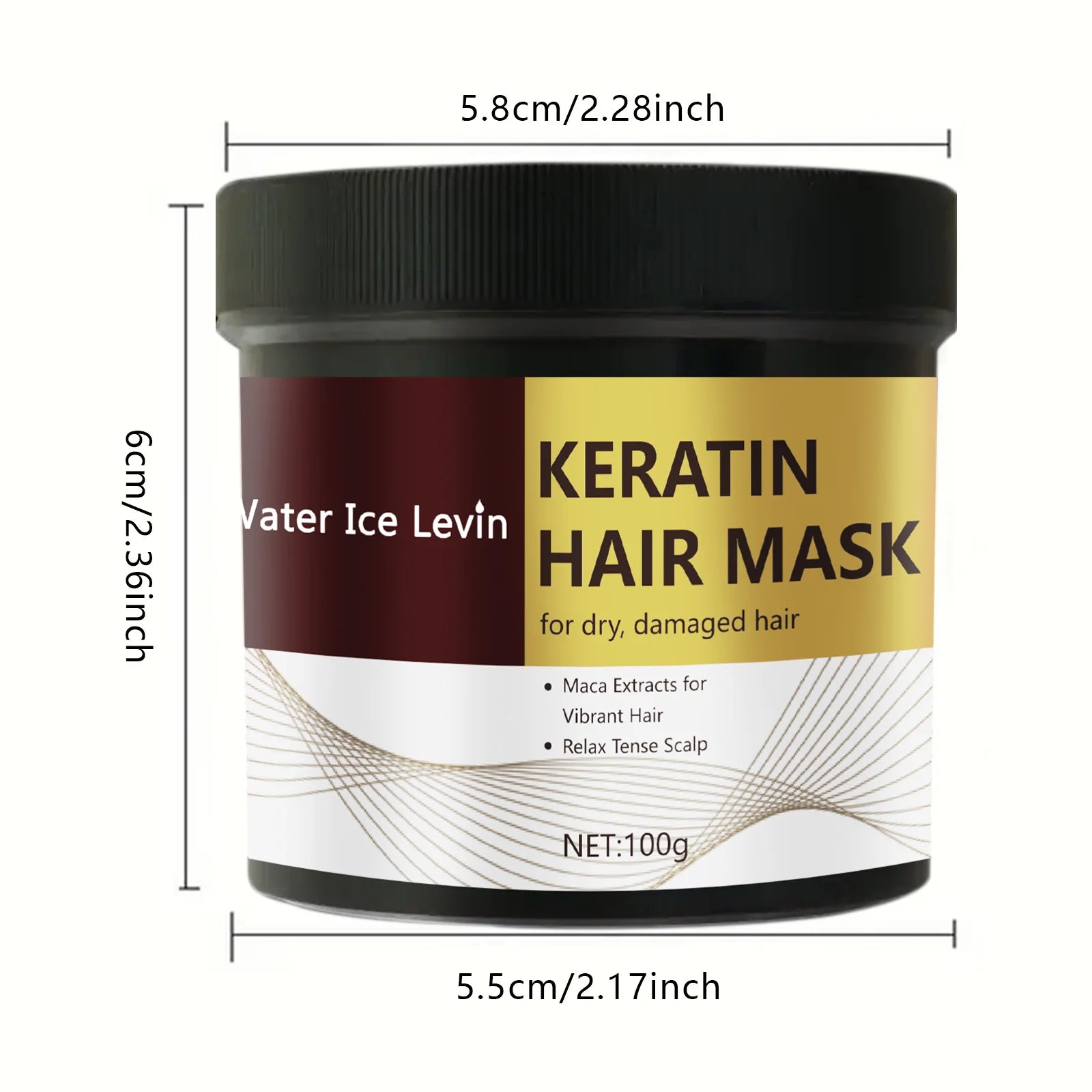 Magische Keratin-Haarmaske 5 Sekunden schnelle Reparatur geschädigtes krauses Haar weich glänzend glättend tief feuchtigkeitsspendende Haarpflege