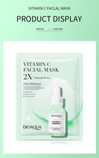 20 Stück BIOAQUA Centella Collagen Gesichtsmaske VC Feuchtigkeitsspendende Erfrischende Tuchmasken Hyaluronsäure Gesichtsmaske Hautpflegeprodukte