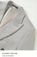 ST Cassy Dunkelblau Eleganter Herrenanzug 2-teiliges Set Moderne Hochzeitsanzüge für Herren Stilvoller Business-Büroanzug