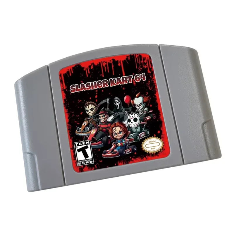 N64-Spielkassette, US-Version, Slasher Kart 64, 64-Bit-Englisches Spielkassette, Sammlerstücke, Spielzeuggeschenke
