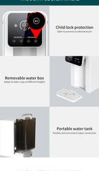 Desktop RO Wasserstoffreiches Wasserfiltersystem Haushalt Instant Heißwasserfilter Direkttrinkwasserbrunnen Kommerziell