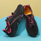 FANCYLEE Damen-Trekkingschuhe Atmungsaktives Mesh-Wanderer Leichtgewichtige Outdoor-Rutschfeste Bergsteigerschuhe EU 36-42