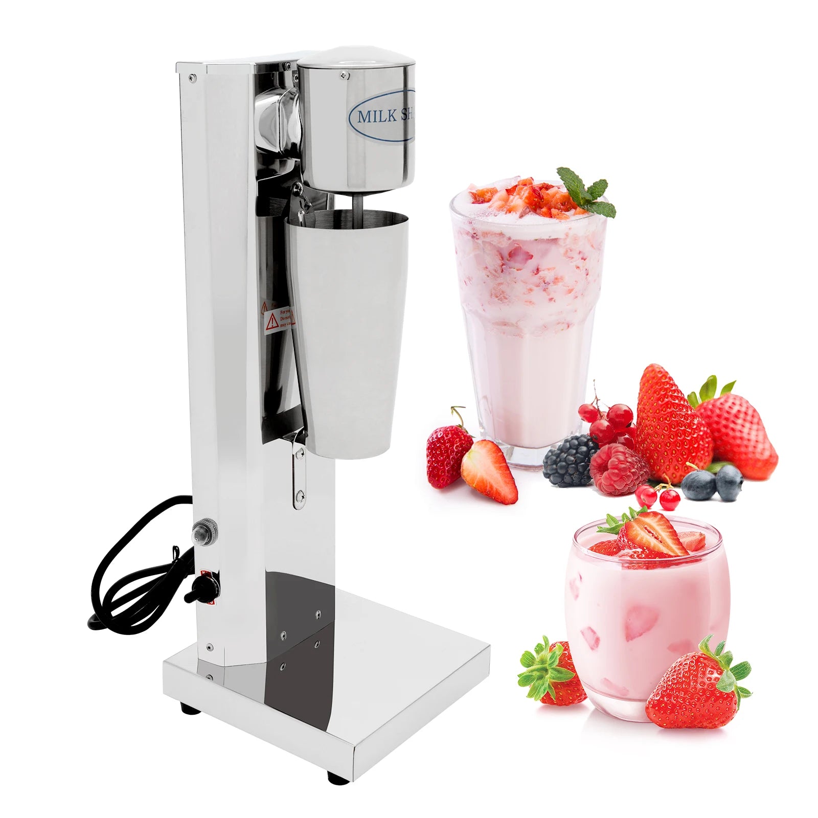 180W 650ML Kommerzielle Milchshake-Maschine Edelstahl Milchshaker-Maschine 18000 U/min Milchcreme-Mixer