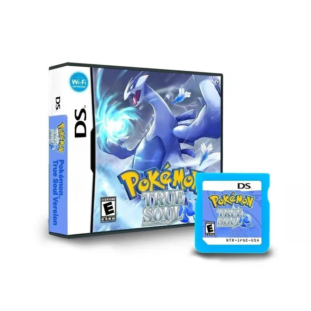 NDS-Spielkarte, Pokémon-Serie Platin, Pure Heart, True Soul, Conquest, Garbage Gold, Neue Version Englisches Spiel