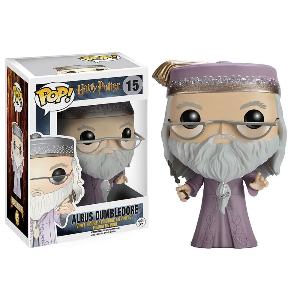 Funko Pop Harry Ron Hermine Tonks Malfoy Dumbledore Snape Fawkes Patronus Potter Fleur Delacour Lucius Malfoy Hedwig Modellspielzeug