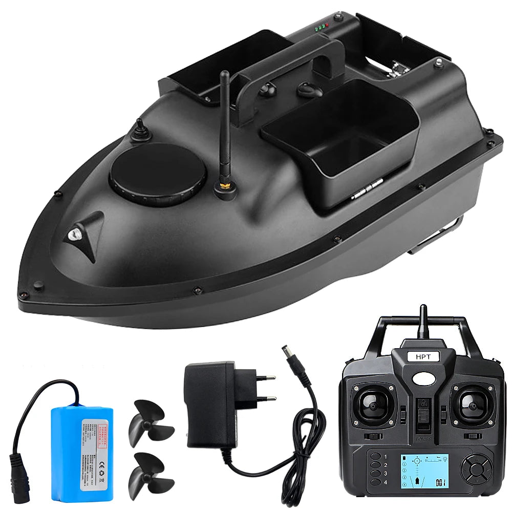 Modernes GPS-Futterboot mit 3 Köderbehältern, 12000mAh kabelloses Futterboot mit automatischer Rückkehrfunktion, verschiedene Stile